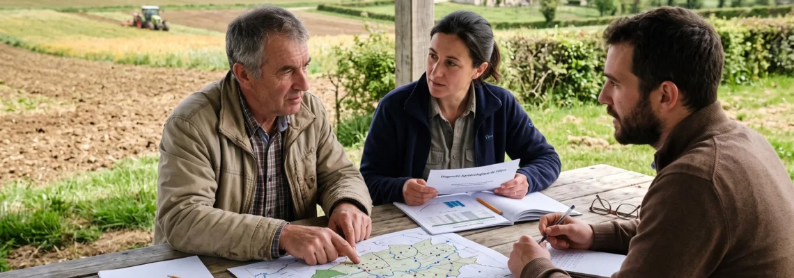 Réunion de travail pour un diagnostic agroécologique d’une filière agricole